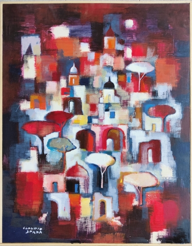 Composizione in rosso